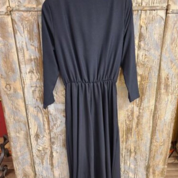Clues Collection New York Paris Black Formal Evening Gown Dress - Picture 4 of 8
